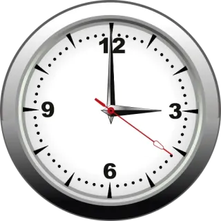 🕒 clock, time, analog, watch, hours, minutes, seconds telegram sticker