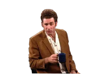 😈 Kramer Seinfeld seinfeld, kramer, serie tv, comedia whatsapp sticker