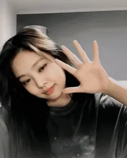 🌟 mulher, menina, pessoa, mão, retrato, kpop telegram sticker