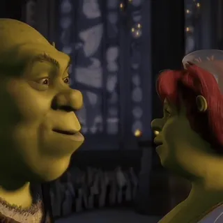 🪲 Shrek ogr, animowany, film, śmieszne, Shrek, Fiona telegram sticker