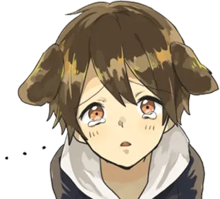 Canine boy ENG :: @line_stickers telegram stickers