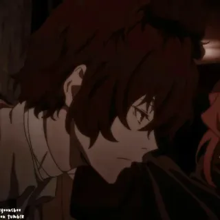 🔲 Osamu Dazai Bungou Stray Dogs Anime, Manga, Charakter, Osamu Dazai, Bungou Stray Dogs telegram sticker