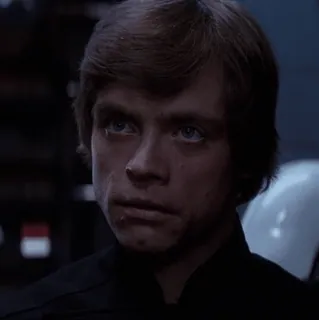 💫 Luke Skywalker Star Wars Luke Skywalker, Star Wars, movie, space opera, sci-fi, Mark Hamill telegram sticker