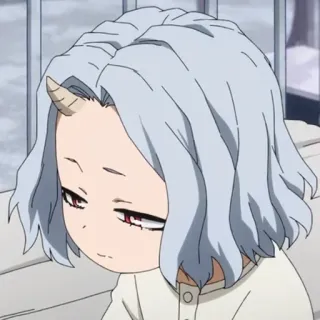 😔 Eri My Hero Academia Эри, Моя геройская академия, Аниме, Ребенок, Рог, Милый whatsapp sticker