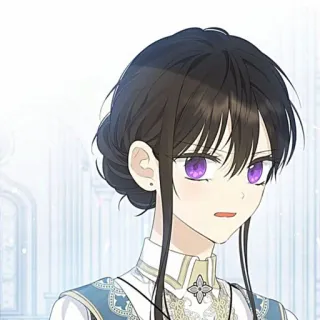 🥢 Anime, Manga, Femme, Fille, Portrait, Dessin animé telegram sticker