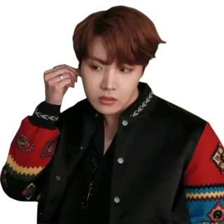 👂 J-Hope kpop, k-pop, jhope, bts, musica, cantante, coreano, idol whatsapp sticker