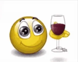 🍷 smiley telegram sticker