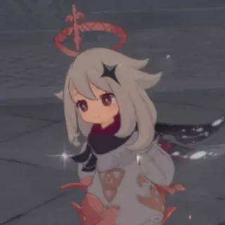 💫 Paimon Genshin Impact videospiel, anime, paimon, genshin impact, süß whatsapp sticker