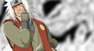 😉 Jiraiya Naruto, Anime, Charakter, Weiser, Ninja telegram sticker