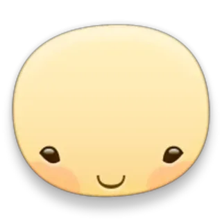 ☺️ emoji, schattig, gezicht, vrolijk, glimlach, cartoon whatsapp sticker