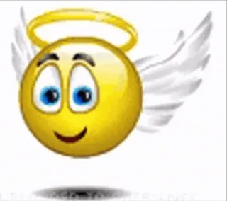😇 angel emoji telegram sticker