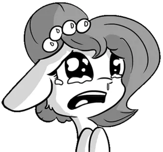 😭 Мультфильм, Плачущий, Грустный, Слезы, Аниме, Комикс whatsapp sticker