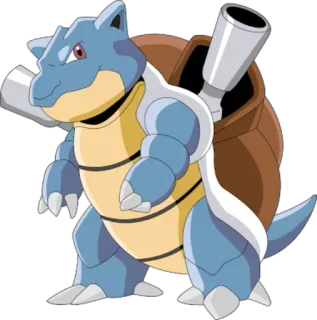 🔵 Blastoise Pokemon pokemon, tortank, tortue, jeu vidéo, anime, monstre telegram sticker
