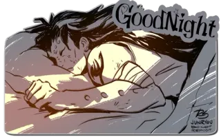 😴 Goodnight selamat malam, tidur, tidur, santai telegram sticker