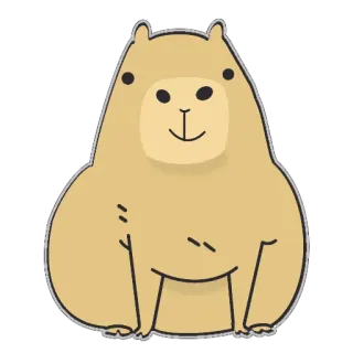 Capybara whatsapp stickers