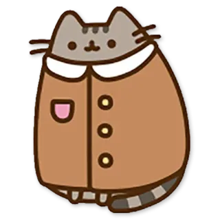 👕 Pusheen Katze, Pusheen, Cartoon, Sticker, süß, Tier telegram sticker
