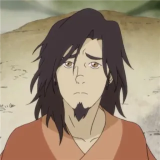 😣 Hiroshi Sato The Legend of Korra Hiroshi Sato, Legend of Korra, character, cartoon, animation telegram sticker