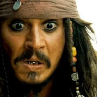 👀 Jack Sparrow Pirates of the Caribbean pirate, disney, captain, johnny depp, adventure telegram sticker