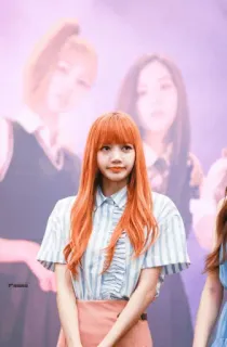 🥕 Lisa K-pop, Idol, Cantante, Blackpink, Lisa, Lalisa Manoban, sudcoreana telegram sticker