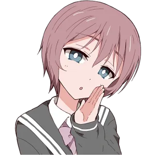 👂 anime, girl, cute, character, manga, sticker telegram sticker
