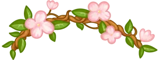🌿 flores, floral, galho, folhas, rosa, natureza telegram sticker