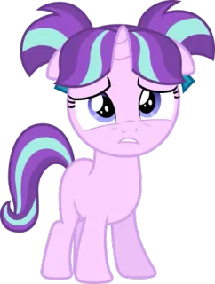 😭 Starlight Glimmer My Little Pony Starlight Glimmer, My Little Pony, pony, cartoon, animated, unicorn telegram sticker