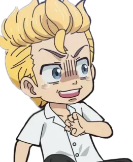 😁 Anime, Kartun, Karakter, Marah, Stiker telegram sticker