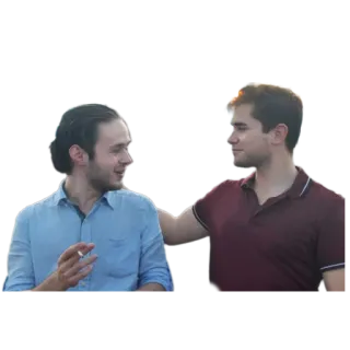 ❤️‍🩹 мужчины, сигарета, друзья, курение, обычный, портрет whatsapp sticker