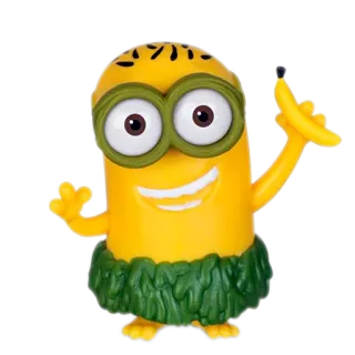 🍍 Minion cartoon, banana, funny, yellow, cute telegram sticker