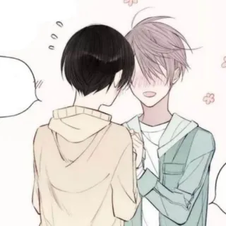 🥞 cartoon, romance, anime, couple, love, cute, illustration telegram sticker