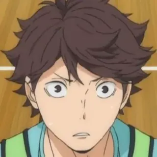 💗 Oikawa Tooru Haikyuu!! Anime, Haikyuu, Oikawa, Tooru, Pallavolo, Personaggio telegram sticker