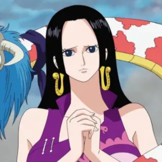 🥰 Boa Hancock One Piece Anime, Mulher, Pirata, Princesa, Linda telegram sticker