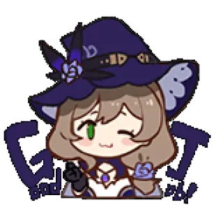 genshin impact! telegram stickers