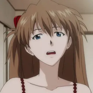 😒 Asuka Langley Soryu Neon Genesis Evangelion Anime, Chica, Personaje, Retrato, Asuka, Evangelion telegram sticker