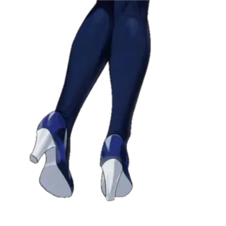 👙 legs, shoes, heels, female, anime whatsapp sticker
