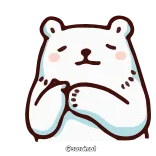 ▫️ @courot bear, animal, cute, cartoon telegram sticker
