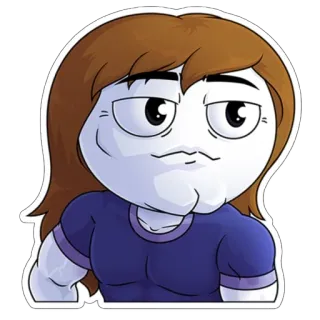 💪 Dibujo animado, Personaje, Ilustración, Pegatina whatsapp sticker