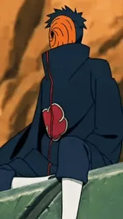 ❤️ Tobi Naruto Tobi, Naruto, Anime, Manga, Charakter, Maskiert, Akatsuki, Uchiha Obito whatsapp sticker