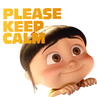 😵 Agnes Despicable Me DESPICABLE ME FILM мультфильм, фильм, персонаж, девушка, улыбка, милый, гадкий я telegram sticker