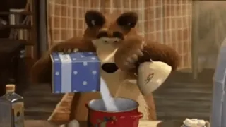 🥘 Bear Masha and the Bear Cartoon, Bär, Mascha und der Bär, Kochen telegram sticker