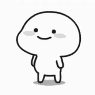 😂 Cartone animato, Personaggio, Carino, Blob, Semplice telegram sticker