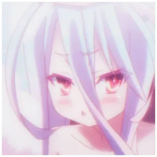 🕷 Shiro No Game No Life Anime, Shiro, No Game No Life, Carino, Manga, Kawaii telegram sticker