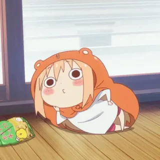 🌩 Umaru Doma Himouto! Umaru-chan Anime, Manga, Lindo, Kawaii, Umaru, Himouto, Doma telegram sticker