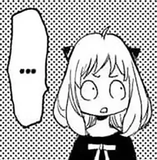 🙄 Anya Forger Spy × Family ... Anya, Spy Family, anime, mangá, fofo/a, chocado/a telegram sticker