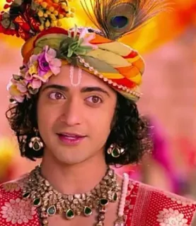 😇 Krishna Hinduísmo, Religião, Cultura indiana, Divindade, Espiritual telegram sticker