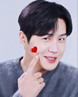 💋 portrait, homme, coeur, coréen, acteur telegram sticker