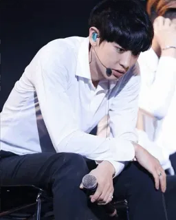 😔 Chanyeol kpop, exo, chanteur, musique, idole telegram sticker