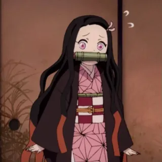 💗 Nezuko Kamado Demon Slayer Anime, Demon Slayer, Nezuko, Nezuko Kamado, Manga, Cartone animato, Carino whatsapp sticker
