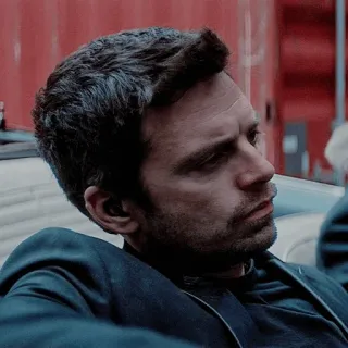 🍓 Bucky Barnes bucky barnes, soldat de l'hiver, sebastian stan, marvel, avengers, super-héros, homme telegram sticker