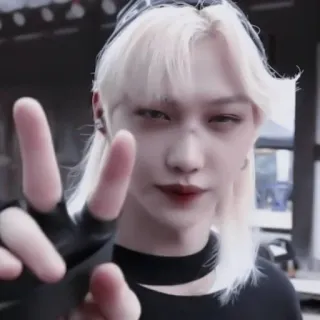 🐣 Felix K-Pop, Sänger, Promi, Stray Kids, männlich, Felix telegram sticker